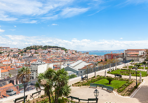 Miradouros de Lisboa: São Pedro de Alcântara.